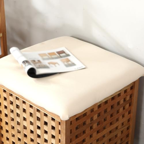 Banc à chaussures avec boîte de rangement en grille pour porche