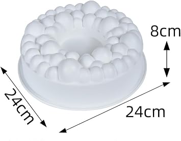 10 inch Silicone Bubbles Balls Desserts Mousse Bake Plate Cake Baking Pan
