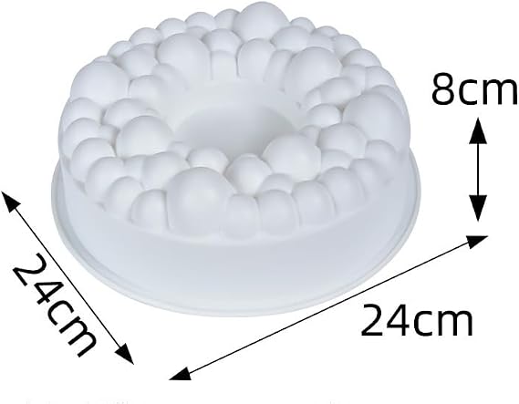 10 inch Silicone Bubbles Balls Desserts Mousse Bake Plate Cake Baking Pan