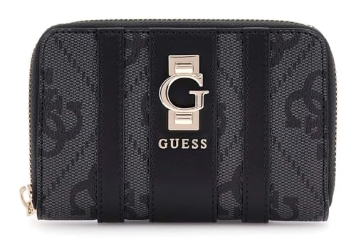 GUESS Erenia portefeuille sécurisé pour ranger cartes et monnaie gris foncé