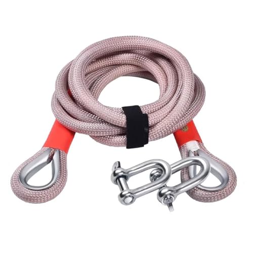 Corde de remorquage 35T 9m sangle haute résistance couleur camel pour camion et 4x4
