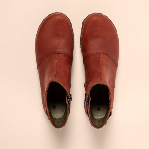 El Naturalista Para Mujer. 2N91712HA005_008 Botines De Piel N917 Arizona Rojo (39), Plano, Ninguno, Casual - 2