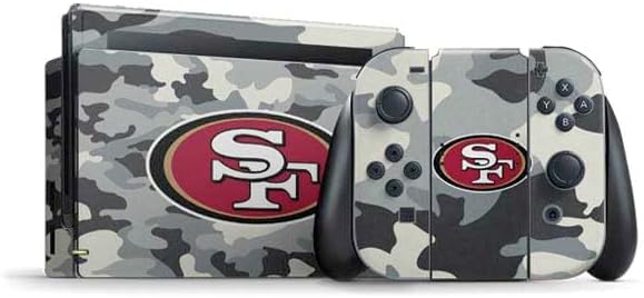 Skinit Decal Gaming Skin Compatible with Nintendo Switch Bundle - Officially Licensed NFL San Francisco 49ers Design