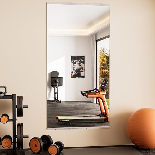 Amazon.com: Keonjinn Home Gym Mirror, 72" x 36" Workout Mirrors for ...