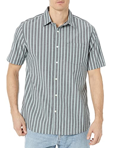 Amazon Essentials Mens Short-Sleeve Stretch Poplin ShirtShirt