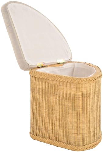 Panier à linge en rotin korb.outlet avec coffre de rangement et siège - 5