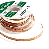 VIRALLOY Lead Free Rosin Core Solder Wick Wire – Sn97/Ag0.3/Cu0.7, Low Melt Electronic Solder for PCB & Electrical Work Desoldering Wick (SW-2530)