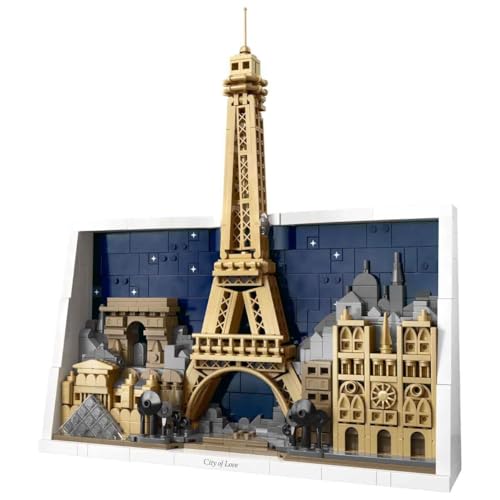 Image of LEGO Architecture Paris - City of Love - Paris Landmarks Home Decor Building Set for Adults - 21064