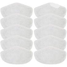 Washable Mop Rags,Compatible For Polti,Compatible For Kit Vaporetto,PAEU0332 Steam Vacuum Cleaner Microfibre Mops Cloth Replacement Parts Accessories.10pcs