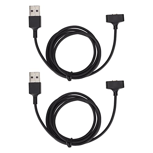Image of ASHATA 2 Pack Charger Cable Compatible for Fitbit Ionic Smartwatch,Replacement USB Charging Charger Cord Fast Charging Connection Cord for Fitbit Ionic Smartwatch,3.3ft