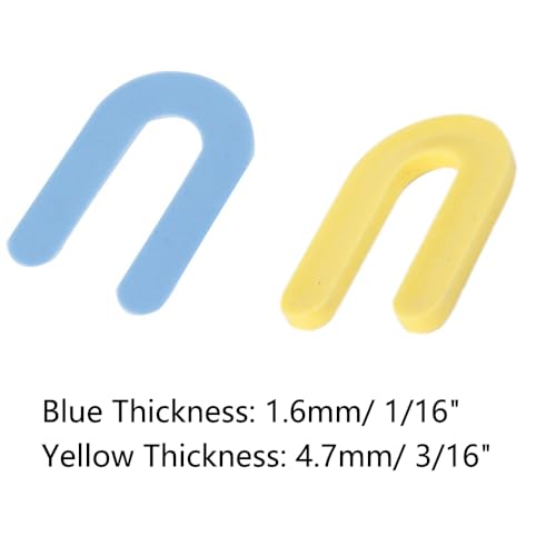 Hufeisen-Unterlegscheibe Fliesenkreuze, U Form Abstandshalter Kunststoff, Fugenabstandshalter für Fliesennivellierer Abstandshalter (300*Blau)