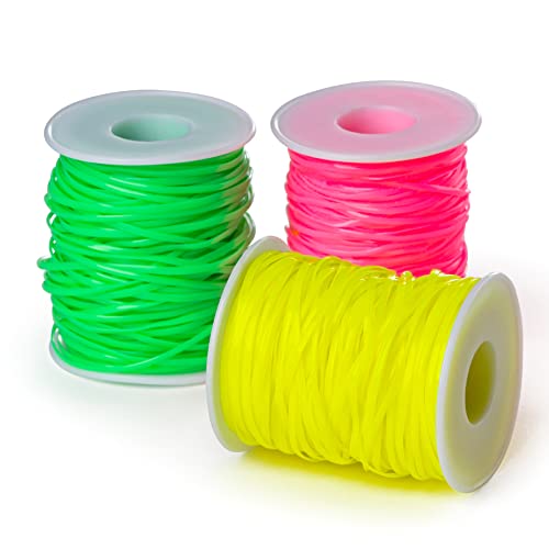 Plastic Lacing Cord - Lanyard String For Kids And Adults In Assorted Colors - 10 Rolls Gimp String For Crafts, Jewelry Making, Bracelets, Keychains (100 Yards) Lanyard String Kit For Kids #TOP4