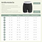 Carer 2 Stück Inkontinenz-Auslaufsichere Unterwäsche Boxershorts für Erwachsene Plastik-Windelhülle Waschbare Wiederverwendbare Wasserdichte InkontinenzUnterwäsche Boxershorts Unisex Schwarz Größe L