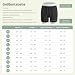 Carer 2 Stück Inkontinenz-Auslaufsichere Unterwäsche Boxershorts für Erwachsene Plastik-Windelhülle Waschbare Wiederverwendbare Wasserdichte InkontinenzUnterwäsche Boxershorts Unisex Schwarz Größe L