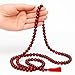 HEALTHANDWEALTH Rosewood Meditation Beads - 8mm 108+1 Mala, Handcrafted Japa Mala for Yoga and Mindfulness - Spiritual Jewelry for Positive Energy & Aura