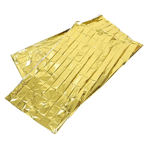 SUPVOX 10pcs Emergency Blanket Thermal Survival Blanket Insulation Camping Reflective Film