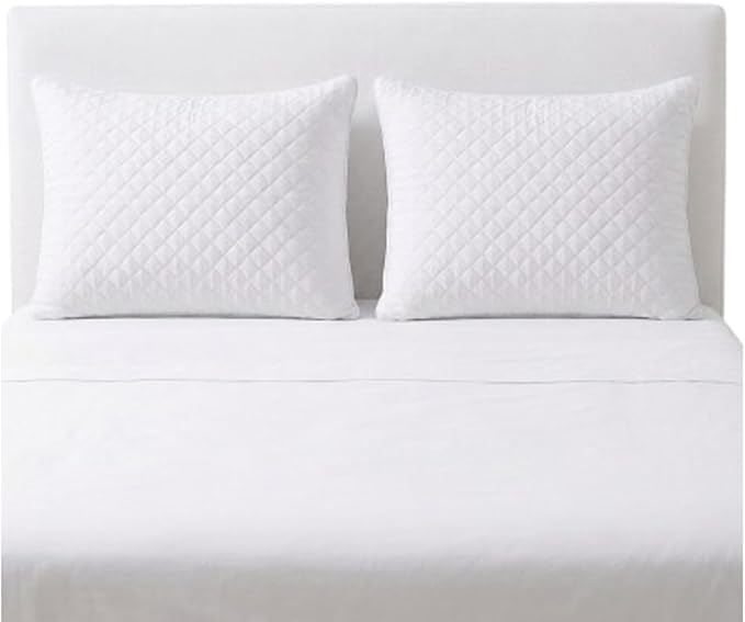 Pillow Protectors Pack Of 2 Waterproof Zippered Pillowcases Anti Bed Bug & Dust Proof Pillow Encasement Anti–Wrinkle & Hypoallergenic Pillow Covers (1 Pair Pillow Protector)