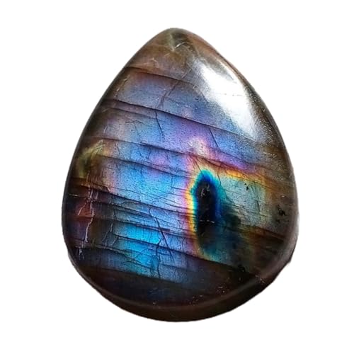 Cabochon en labradorite naturelle 31x23mm pour remplacer une pierre de pendentif
