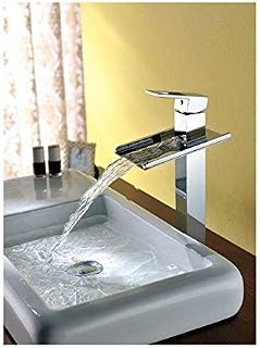 Baño L-1 Cascada Faucetsink Mezclador de Lavabo Grifo de Agua Torneira Pia Chrome Vanity Vessel Lavabos Mezcladores Grifos Grifos Decoration