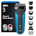 Braun Rasierer Herren Elektrisch Series 3, Rasierapparat, 310BT, Blau