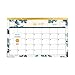 Blue Sky 2019-2020 Academic Year Monthly Desk Pad Calendar, Ruled Blocks, 17" x 11", Bakah Blue