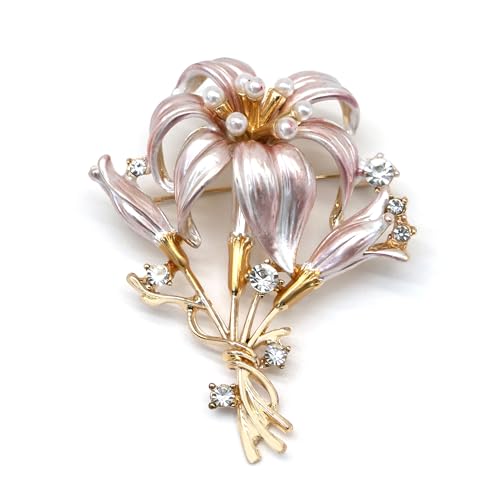 Image of Pretty Elegant Brooch Pin for Women,Flower Brooch Pin Broches for Women's Clothes