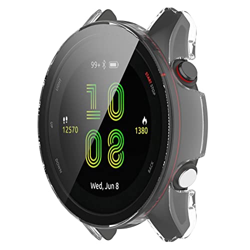 Funda para Garmin Forerunner 255 y 255S con protector de pantalla de cristal templado 3