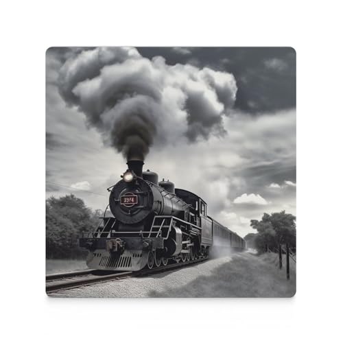 Dessous de verre train absorbants en céramique et liège antidérapant - 4