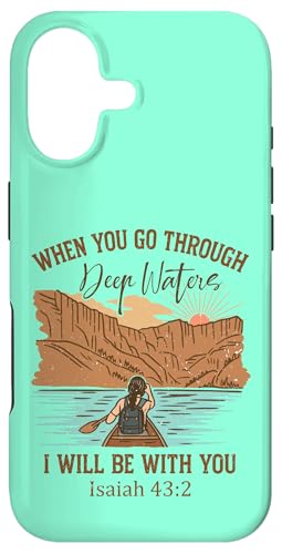 When You Go Through Deep Waters Isaiah 43:2 ���g�� �N���X�`���� �X�}�z�P�[�X iPhone 17 �p
