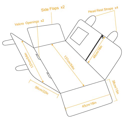 Dog Car Seat Cover For Back Seat, Back Seat Cover For Dogs With Mesh Window, 100% Waterproof Car Seat Covers For Dogs, Scratchproof Dog Seat Cover/Pet Seat Protector, Dog Hammock For Car/Suvs/Trucks #TOP4
