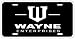 Wayne Enterprises - Automotive Black License Plate Insert -