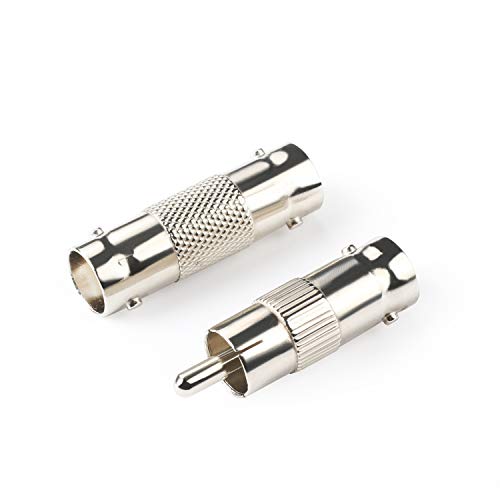 2Pack 50Feet Bnc Vedio Power Cable Pre-Made Al-In-One Camera Video Bnc Cable Wire Cord Gray Color For Surveillance Cctv Security System With Connectors(Bnc Female And Bnc To Rca) #TOP2