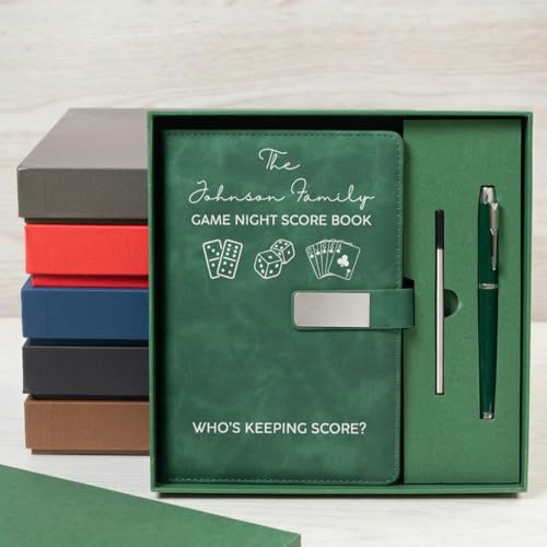 Who’s Keeping Score Notebooks, Game Night Score Book, Game Night Score Book For Family, Couples, Board Game Lover - Personalized Notebook Set, Board Game Notebook, Notebook for Family Game Night - Image 6