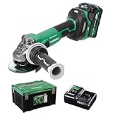 【Amazon.co.jp限定】HiKOKI(ハイコーキ) 36V 充電式 ディスクグラインダ G3610DC トイシ径100mm 最大出力1,500W 蓄電池×1個・充電器・ケース付 G3610DC(XPZ)