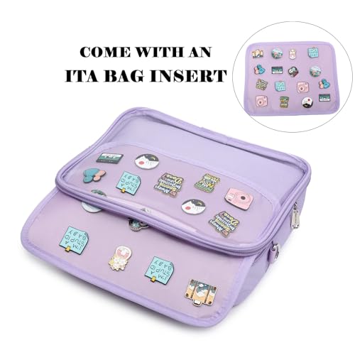 Image of CHERRY SAUCE Dopamine Color Ita Bag Backpack Satchel Oxford Crossbody Messenger Shoulder Bag
