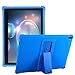 HminSen Compatible/Replacement for Ultra Slim Soft Silicon Rugged Back Stand Cover Lenovo Tab 4 10/Tab4 10 Plus case 2017 Release ZA2J0007US (Navy Blue)