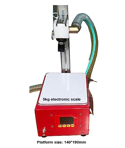 Riempitrice automatica di liquidi viscosi per uso commerciale, pompa a ingranaggi e sistema di pesatura, ideale per miele e liquidi simili