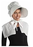 Forum Novelties womens Oversized Bonnet Costume Headwear, White, One Size US