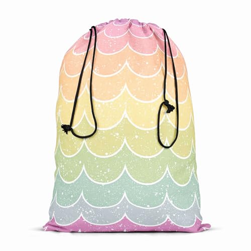 Image of ArtzFolio Wavey | Reusable Sack Bag | Bag for Gym, Storage, Vegetable & Travel
