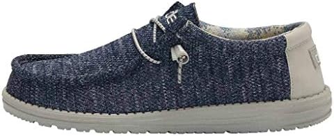 Hey Dude Men's Wally Sox Moonlit Ocean Size 12| Men's Loafers | Men's Slip On Shoes | Comfortable & Light-Weight