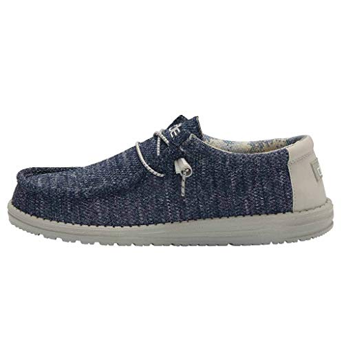 Image of HEYDUDE Men's Wally Sox Moonlit Ocean Size 15 | Men's Shoes | Men's Lace Up Loafers | Comfortable & Light-Weight