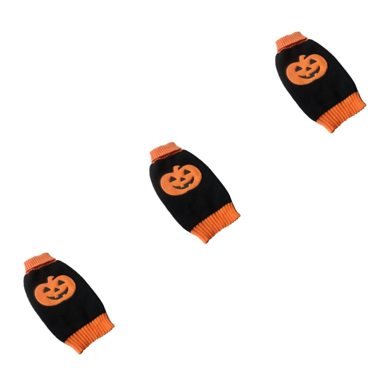 minkissy 3 Piezas suéter de Cachorro suéter de Cuello para Perros Suministros para Mascotas de Halloween Abrigo de Perro Vestidos pequeño Perro pequeño para Mascotas Jefe Ropa