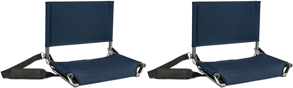 Picnic Time NCAA Georgia Bulldogs Stadium Seat - Portable Folding Chair For Bleachers