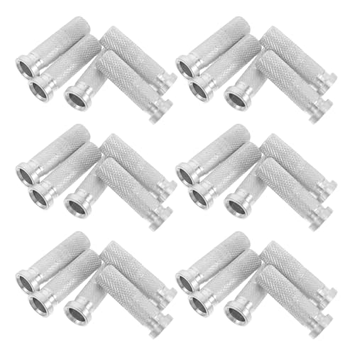 BELLIFFY 50 Unidades Insertos de Aluminio para Flechas con Rosca Base Metálica y Ligera para Reemplazo de Puntas y Ejes de Arco Alta Resistencia y Fácil Instalación