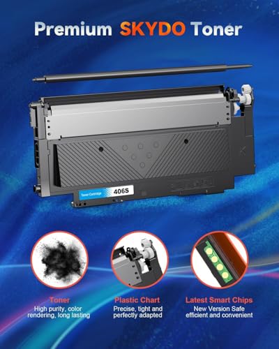 Toner P406C kompatybilny z Samsung CLT-406S CLT K406S kartridż do drukarki Samsung Xpress SL C410W C460FW C460W C463W CLP-360 360N CLP-365 365W CLX-3300 CLX-3305W (4-pak Opakowanie zawiera: