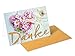 Produktbild Goldstückchen Grußkarte / Glückwunschkarte Danke - Herz aus Blumen