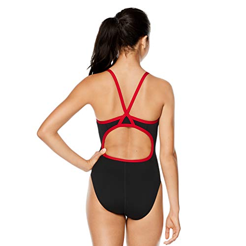 Speedo Women's Swimsuit One Piece Endurance+ Flyback Solid Adult Team Colors - image 2