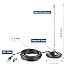 CB Antenna Long Range 27MHz Magnetic Base Radio Antenna with PL-259 BNC Male Connector for Cobra Midland Uniden Maxon President Vehicle Car Truck Mobile Handheld CB Radio Police Scanner
