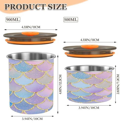 Envase hermético Blueangle de acero inoxidable 900 ml miniatura 2