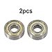 608ZZ Stainless Steel Bearings ABEC-11 Bearings for Skateboard Wheel Replacement, High Speed Roller Skate Bearings 608 ZZ, 2/4/6/8/10 Pack(2)